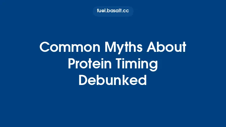 Common Myths About Protein Timing Debunked Thumbnail