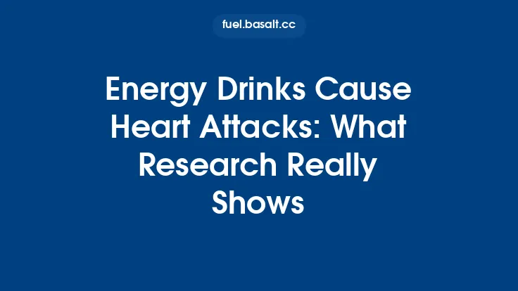 Energy Drinks Cause Heart Attacks: What Research Really Shows Thumbnail
