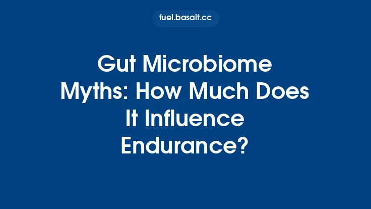 Gut Microbiome Myths: How Much Does It Influence Endurance? Thumbnail