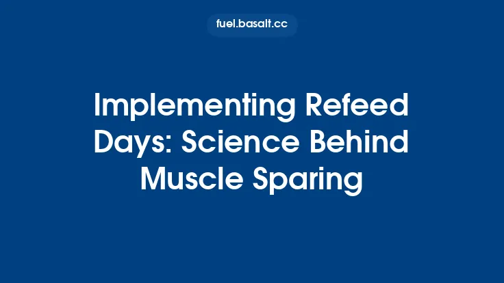 Implementing Refeed Days: Science Behind Muscle Sparing Thumbnail
