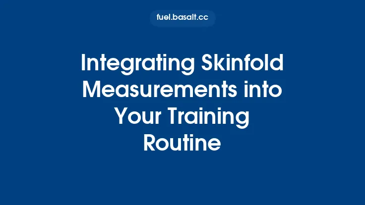Integrating Skinfold Measurements into Your Training Routine Thumbnail