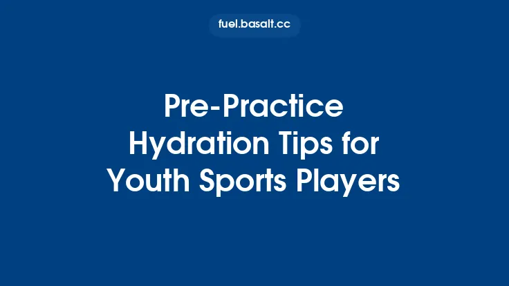 Pre‑Practice Hydration Tips for Youth Sports Players Thumbnail