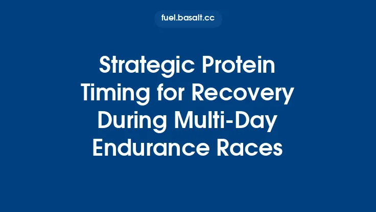 Strategic Protein Timing for Recovery During Multi‑Day Endurance Races Thumbnail