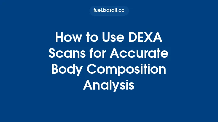 How to Use DEXA Scans for Accurate Body Composition Analysis Thumbnail